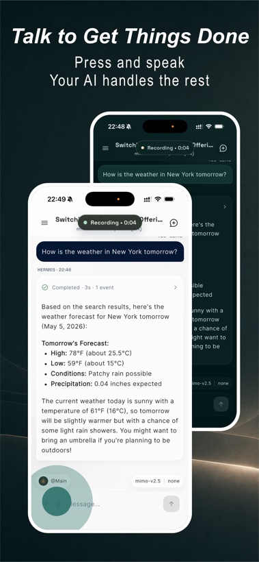 Send files to Hermes from a chat